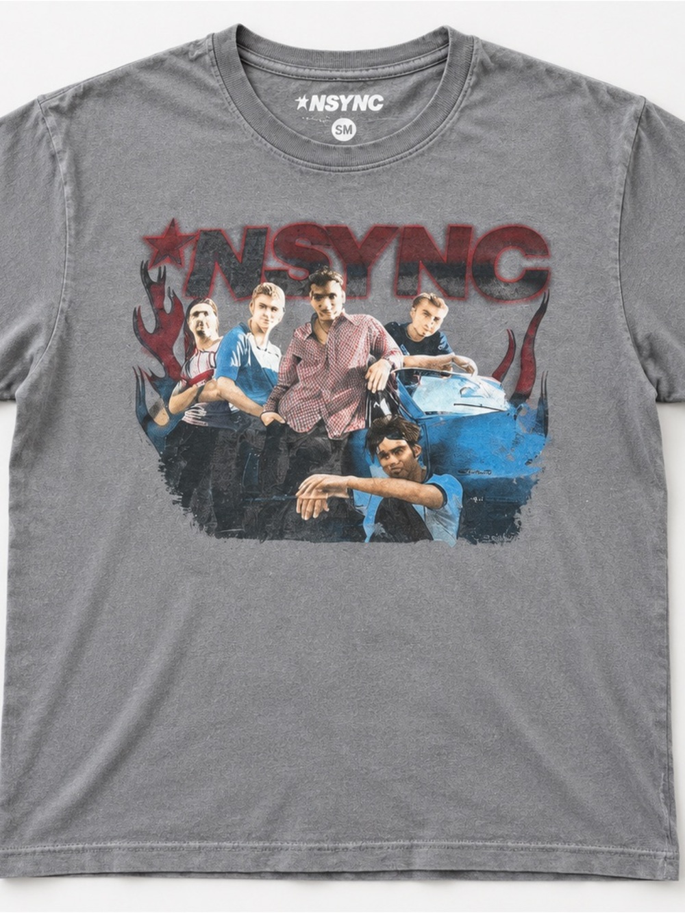 NSYNC Graphic Tee – Gray – Size Small